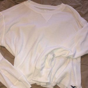 Long sleeve thermal crop